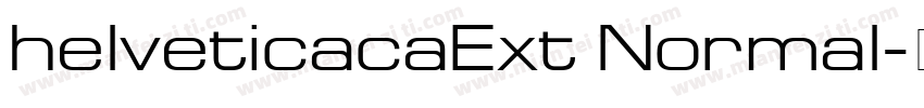 helveticacaExt Normal字体转换